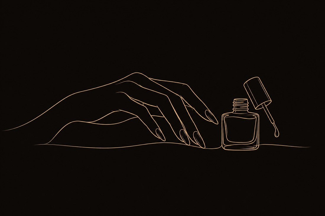 Nails — original line-art illustration
