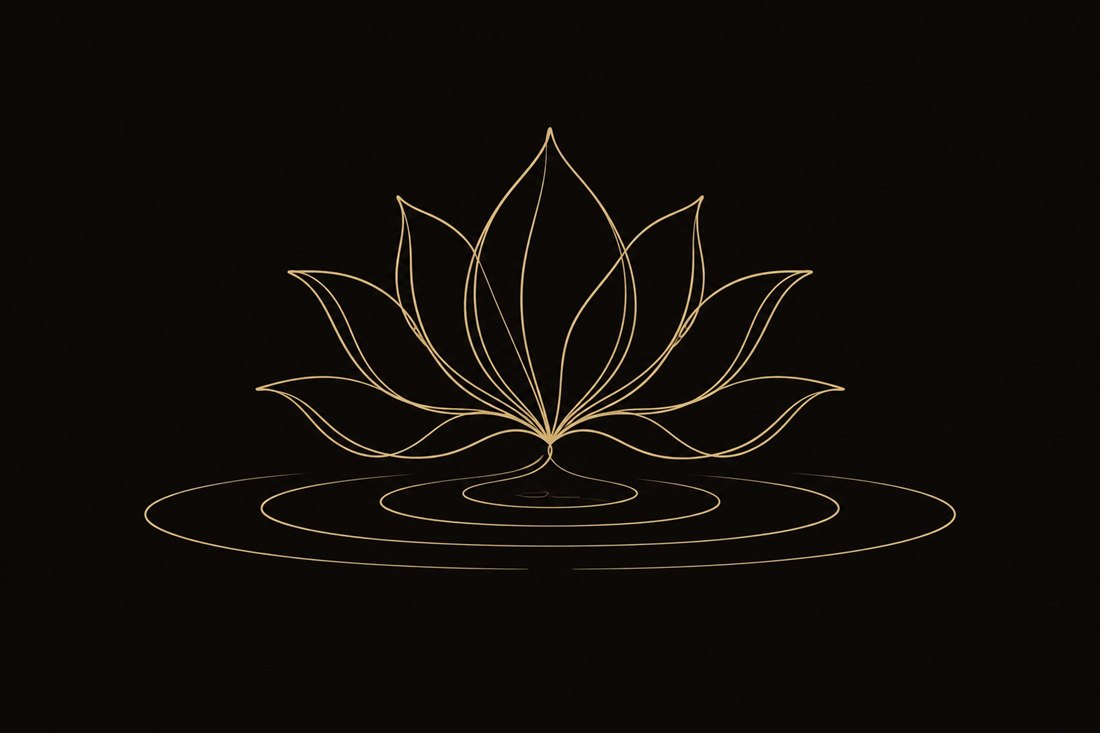 Spa & Massage — original line-art illustration